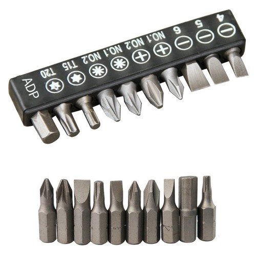 Insert Bit Set Magnetic Repair Maintenance Tool 1/4\" Anti Slip Flat Head - Picture 10 of 20