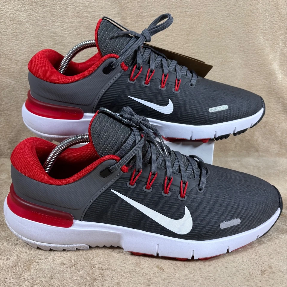 Zapatos de golf Nike Free Golf NN gris/rojo FN0332-002 para hombre talla US 9,5 Foto 2 de 4