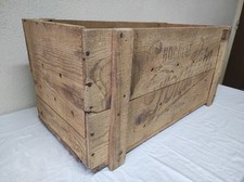 Ancienne Caisse en bois Chocolat Poulain  62,5 x 29 cm par 28 cm de haut