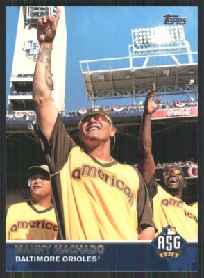 2016 Topps Update All-Star Game Access #MLB-2 Manny Machado Orioles 2562