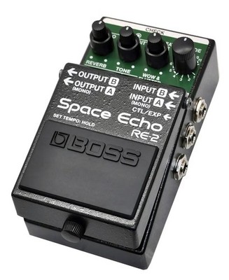 Boss RE-2 Space Echo Delay Pedal Tape Echo Spring Reverb Roland RE-201 Style