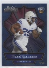 2021 Wild Card Alumination NIL Collegiate Edition Blue /99 Tyler Allgeier fm0