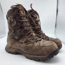 Danner Pronghorn Hunting Hiking Boots Size 10 EE 8" GoreTex Mossy Oak distressed