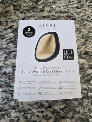 BRAND NEW! GESKE Sonic Warm And Cool Mask 9 In 1 NIB