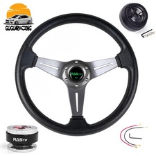 14 Gray Steering Wheel Quick Release Hub Adapter 170h For Dodge Chevrolet Gm