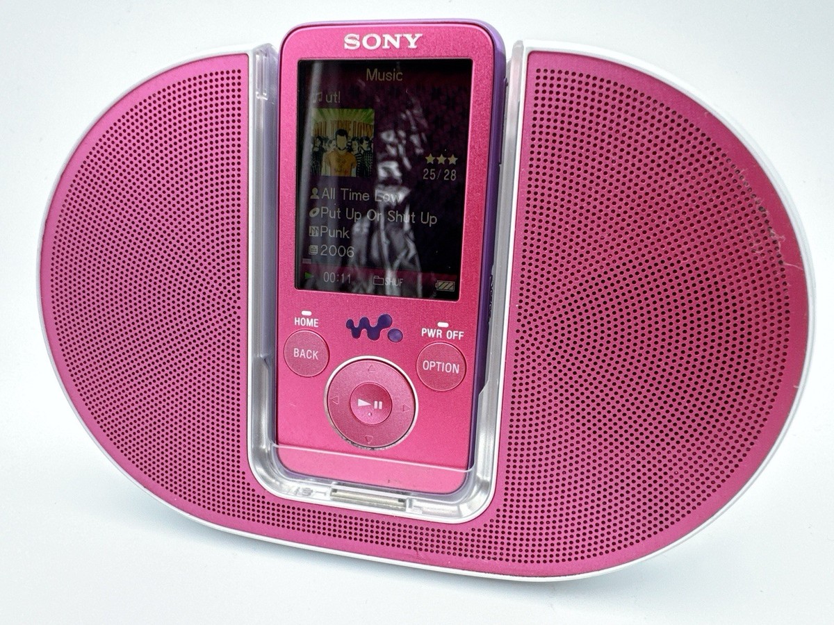 Sony Walkman NW-S636F 4GB Pink MP3 Player FM, S Series w/Speaker