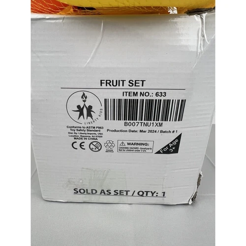 Liberty Imports 20 Piece Life Sized Fruit | Realistic Play Food Set | Kids - Picture 2 of 7