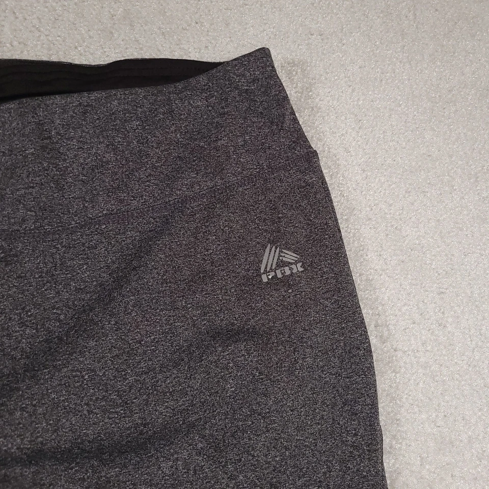 RBX Performance 紧身裤女式中号灰色弹力运动跑步拉链口袋 — 第 3/4 张图片