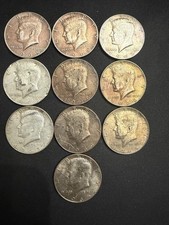 Half Roll Of 10 Kennedy Half Dollars 40% Silver