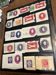 STAMPED ENVELOPES corners, used at a great price, #33
