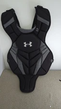 NWT Under Armour Converge 2 Pro4 Series 14.5 Inch Catcher Black Chest Protector 