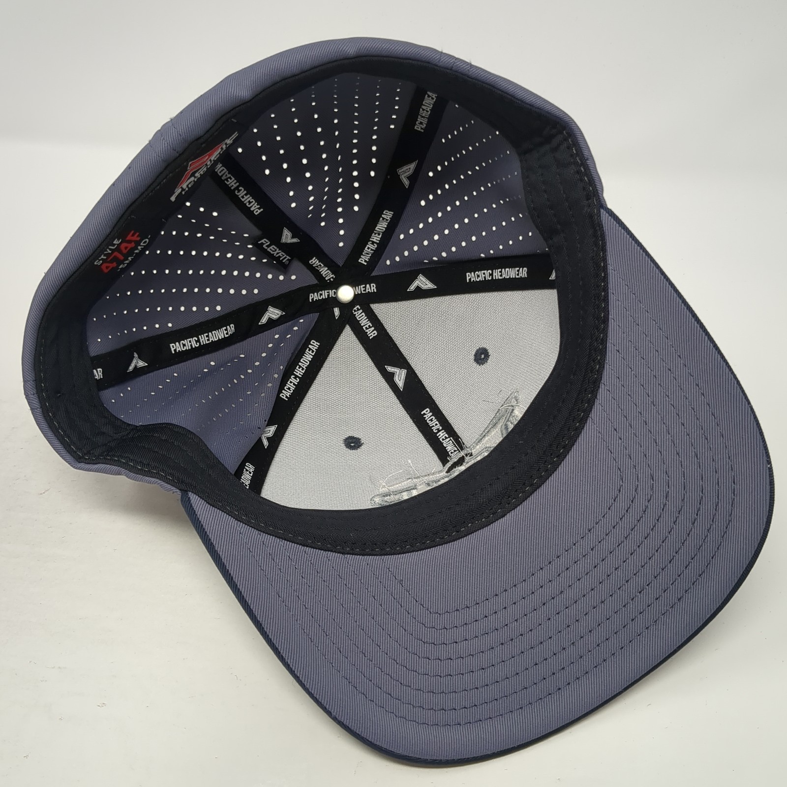MSP Fitted Baseball Cap Gray Medium Embroidered B… - image 7