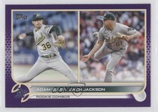 2022 Topps Update Rookie Combos Meijer Purple Adam Oller Zach Jackson 0kb5