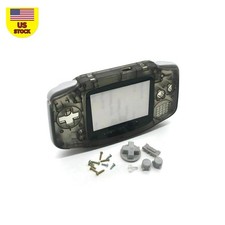 Full Housing Shell Button Parts for Gameboy Advance GBA Repair Clear Black