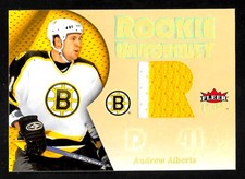 2006 Fleer Ultra Andrew Alberts Rookie Uniformity RU-AA RC Jersey