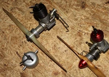 2 vecchi motori modello Jena - autoaccensione circa 1 - 2cc