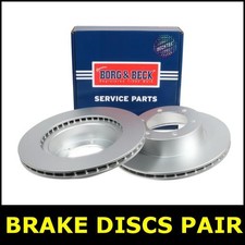 Brake Discs Pair Front Fits TOYOTA 4 RUNNER LAND CRUISER I J1/J9 2531