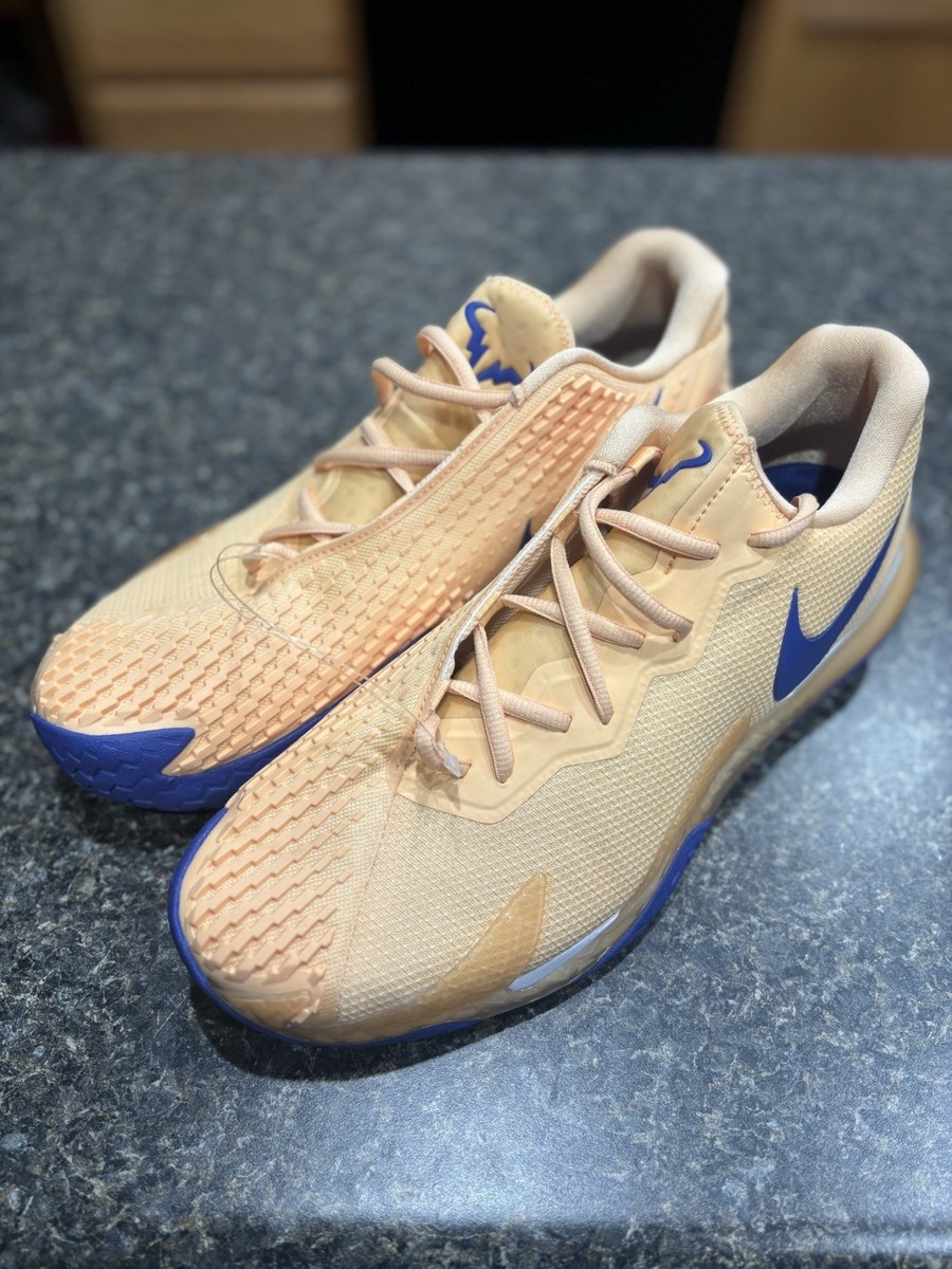 Nike Zoom Vapor Cage 4 Rafa Tennis Shoes Orange Blue Men display picture 1