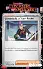 Carte Pokémon Lambda Team Rocket 176/182 EV10 Rivalités Destinées 