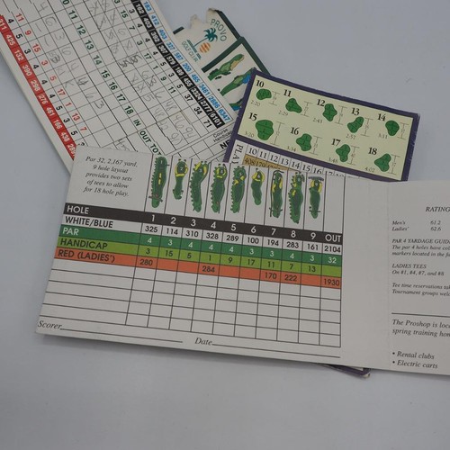 Lot of 4 Golf Club Scorecard Provo Catalina High Mountain Heron Bay - Picture 5 of 5