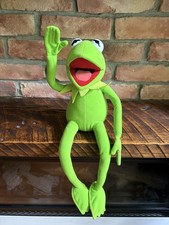 Vintage Kermit the Frog 18  Nanco Plush Poseable Muppets Jim Henson