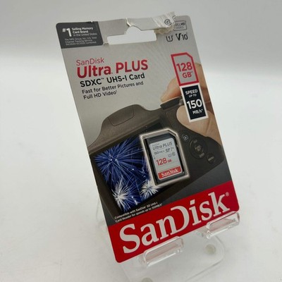 SanDisk Ultra Plus 128GB UHS-I U3 SDXC Memory Card - Brand New