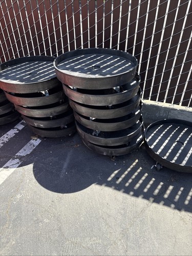 Rubbermaid Brute 2650BLA Universal Drum Dolly 500-lb Capacity Black