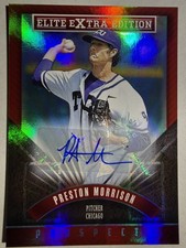 2015 Panini Elite Extra Edition - Preston Morrison #176 Pros Autographs (AU, RC)