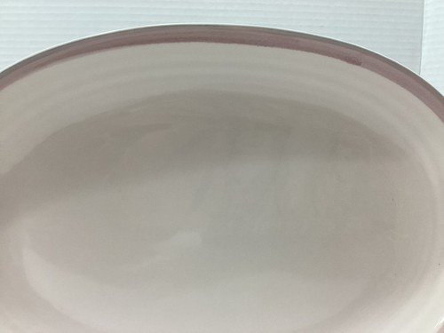 Pfaltzgraff USA Aura (Pink) 14 1/8" x 10 1/8" Large Oval Serving Platter - VGD - Picture 2 of 8
