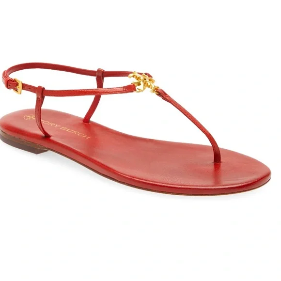 エレガント♪【Tory Burch】Capri レザー ウェッジサンダル New Tory Burch Capri Sandal US10 Red | eBay