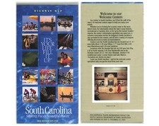 Vintage 1998 South Carolina Official Road Map   State Highway Department