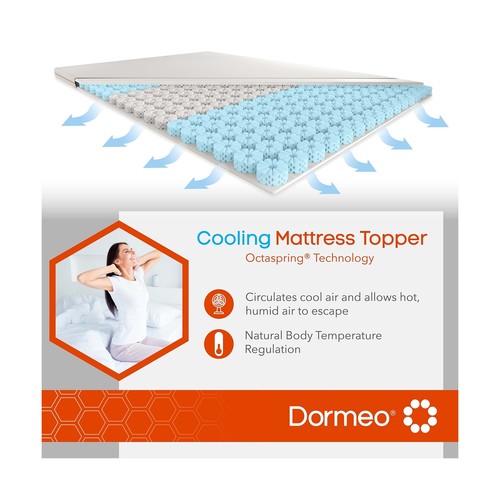 Dormeo Relieving Octaspring Technology Mattress Topper - Cooling Bed Toppers-... - 第 6/9 張圖片