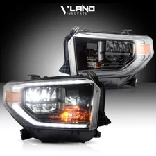 VLAND Full LED Headlights For Toyota Tundra 2014-2021 w/Sequential Turn Signlas