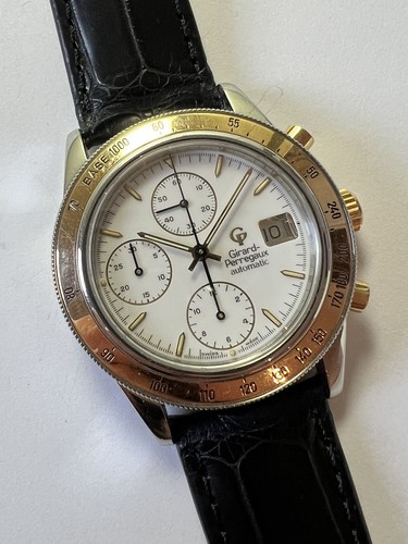 Girard Perrgeaux Uhr Chronograph Automatik Full Set aus 1993 Referenz 1030 GP 90 - Bild 3 von 23