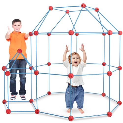 180/140PCS Building Your Own Den Kit Kid Play.Construction.Fort Tent.Making Gift - Picture 19 of 19