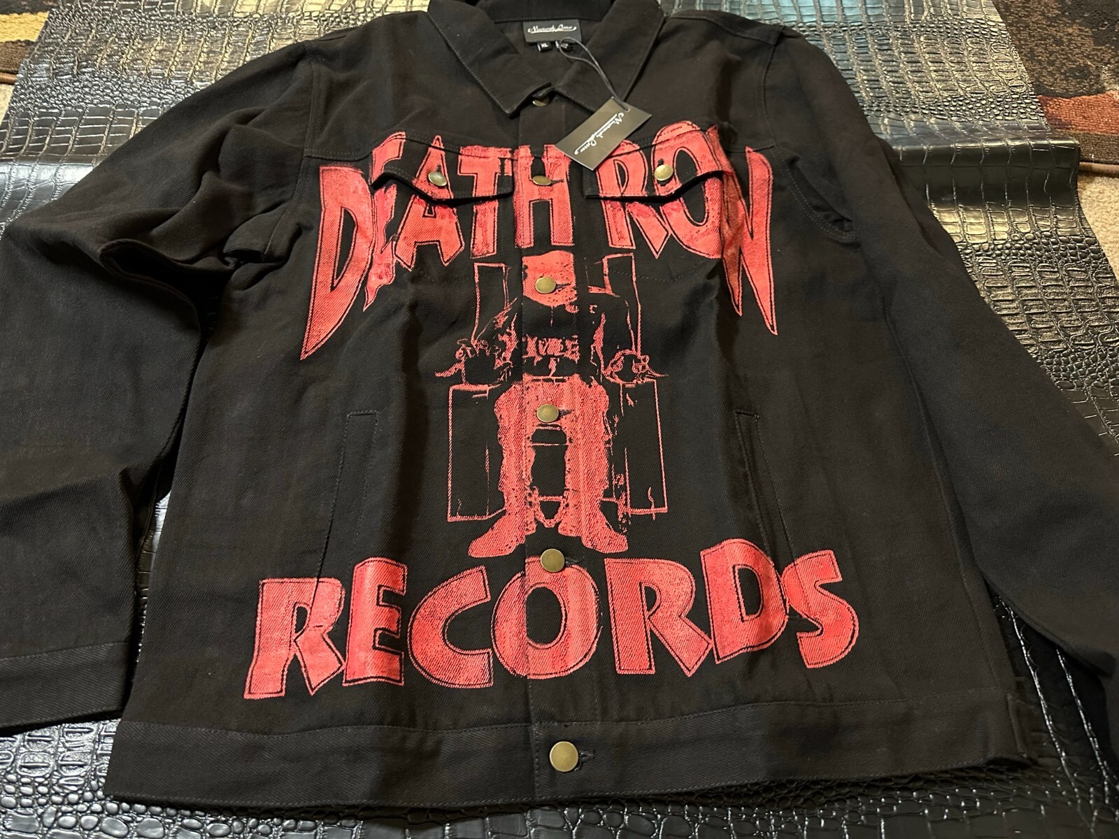 FILA Felpa con cappuccio Death Row Records Tupac Snoop Dogg Dr Dre (NUOVA) TAGLIA XL (S2)