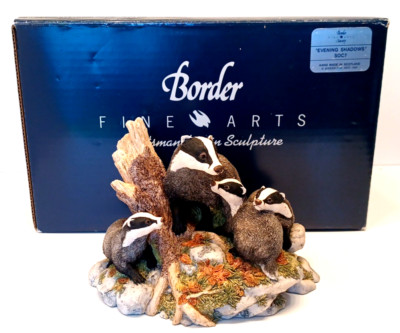 BORDER FINE ARTS DACHS FIGUREN '' ABENDSCHATTEN SOC7