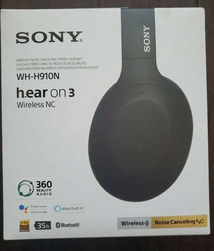 Sony WH-H910N hear on 3 Wireless Bluetooth Noise-Canceling Headphone Open  box 27242916647 | eBay