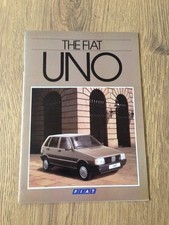1986 Fiat Uno Brochure