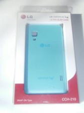 Custodia ultra sottile LG Optimus L5 2 L5 II blu CCH-210 cover rigida nuova