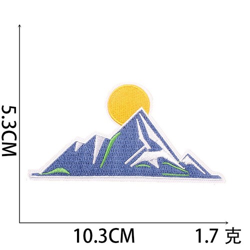 Wave Off Kanagawa Patch DIY Embroidered Applique Badge Iron Sew on Patches - Picture 8 of 15