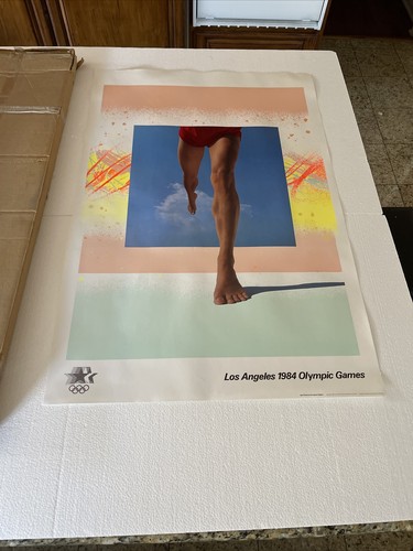1984 Olympics Los Angeles Poster By April Greiman & Jayme Odgers 24” X 36” - Picture 2 of 12