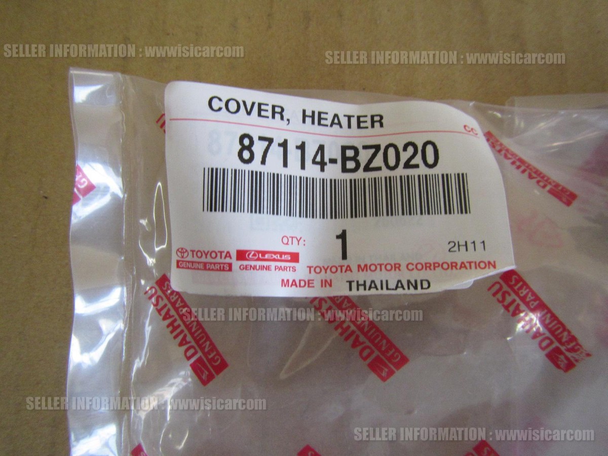 TOYOTA LITEACE TOWNACE S402M COVER, HEATER 87114-BZ020 | eBay UK