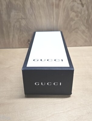 Gucci Gift Box Black 10 x 3.75 x 2.25 Watch Empty Gift box 