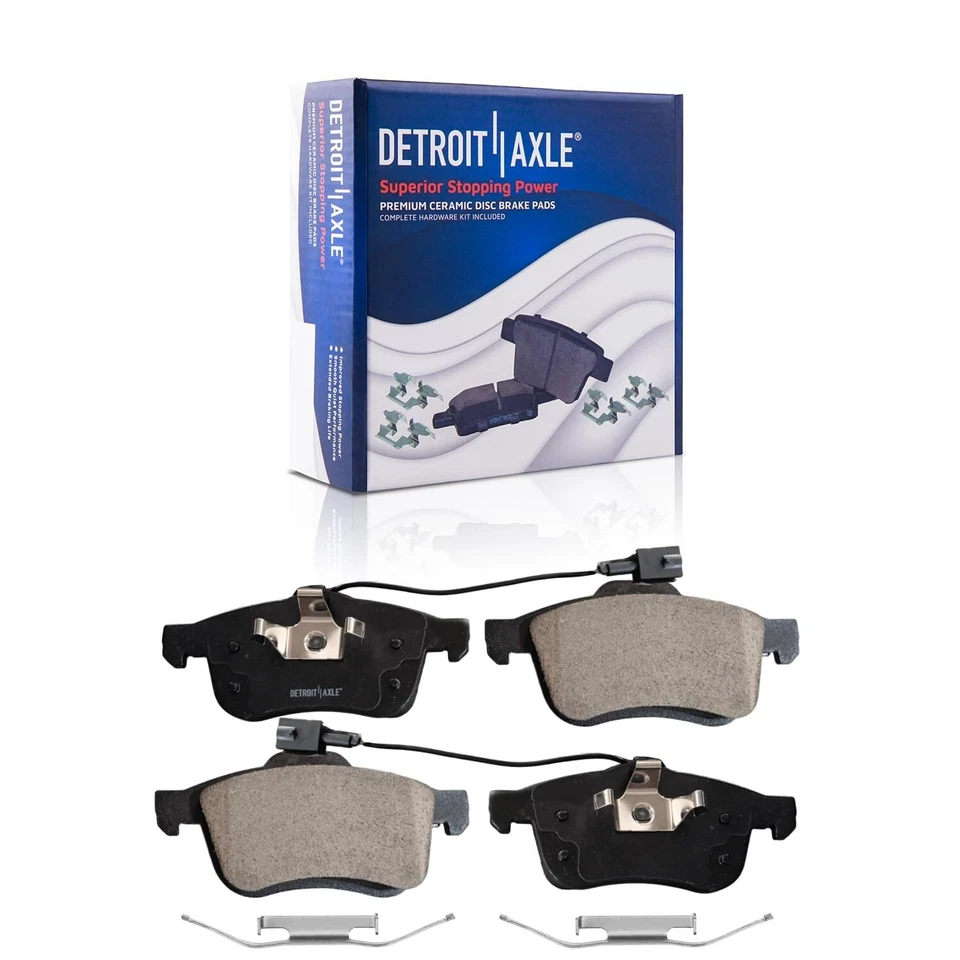 Rotores de freno de disco delanteros pastillas de freno con herrajes para Ram ProMaster City 2015-2022 Foto 4 de 4