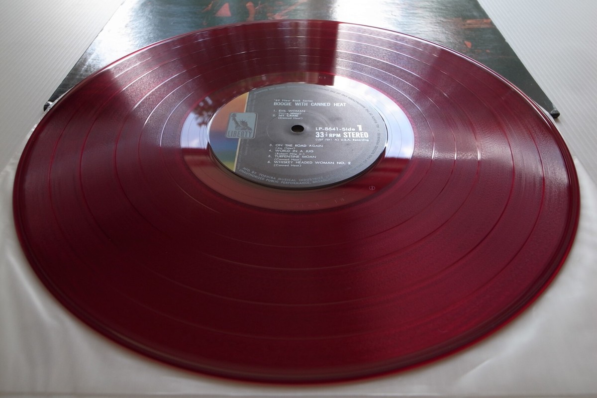 Canned Heat ‎– Boogie With Canned Heat JAPAN 1969 Red Vinyl NM LP