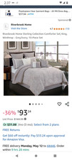 RiverBrook Home Sterling Coll. Comforter Set/King/Gray Ivory/ 10 Pcs.
