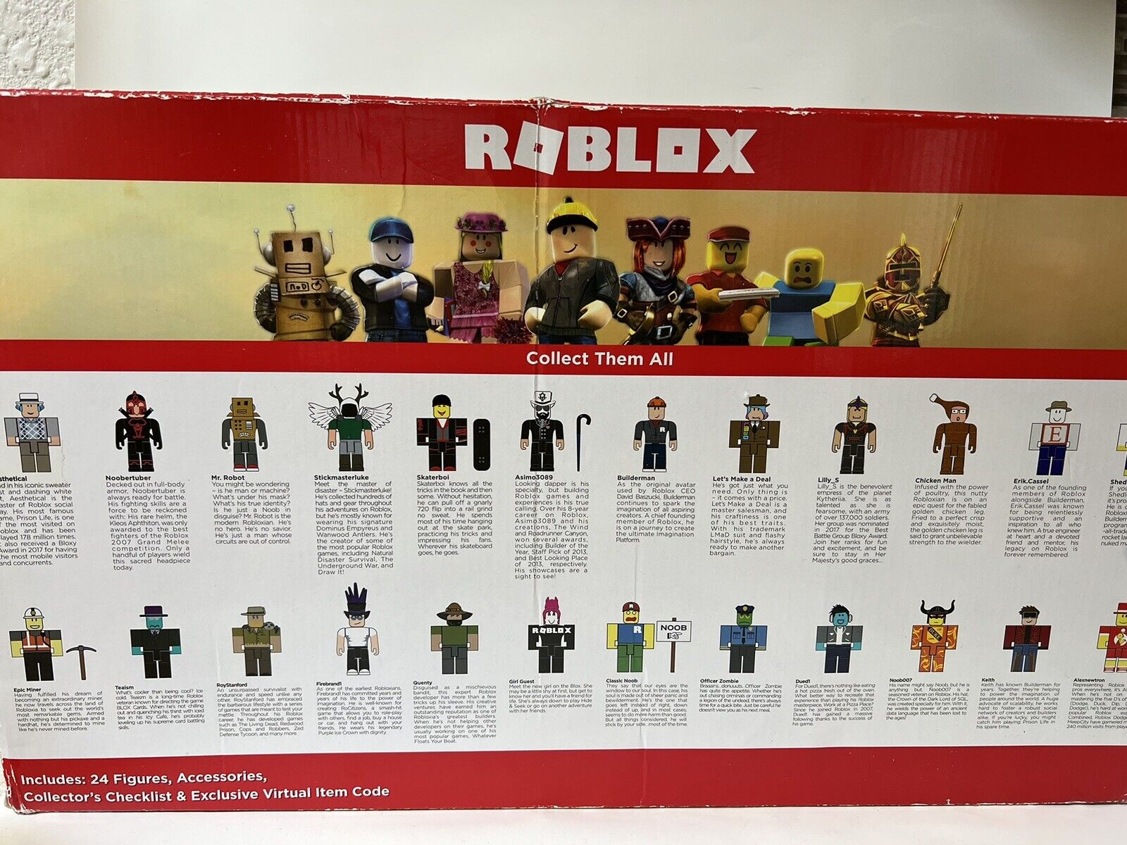 ROBLOX Shedletsky Blame John Series 1 Figure with Bird Hat & Chicken Leg No  Code