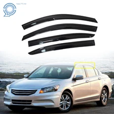 Window Visor For Honda Accord 4 Door 2008-2012 Shade Sun Rain Guard Deflector
