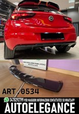Diffusor Passend Für Opel Astra K 2015-2021 Look Rieger Schwarz Glänzend